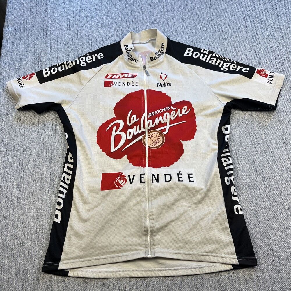 Vintage Nalini Brioches La Boulangère 2003-2004 Cycling Jersey Men's L/XL Euro